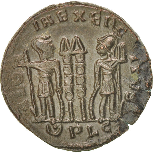 minca, 
  
  Konštantín II, 
  
  Nummus