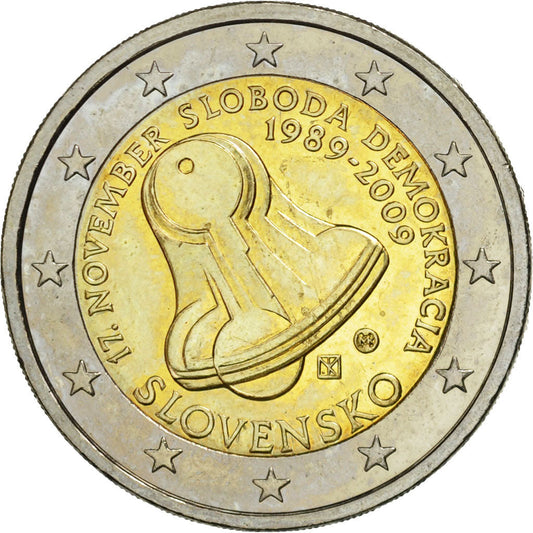 slovenský, 
  
  2 eurá, 
  
  20. narodeniny