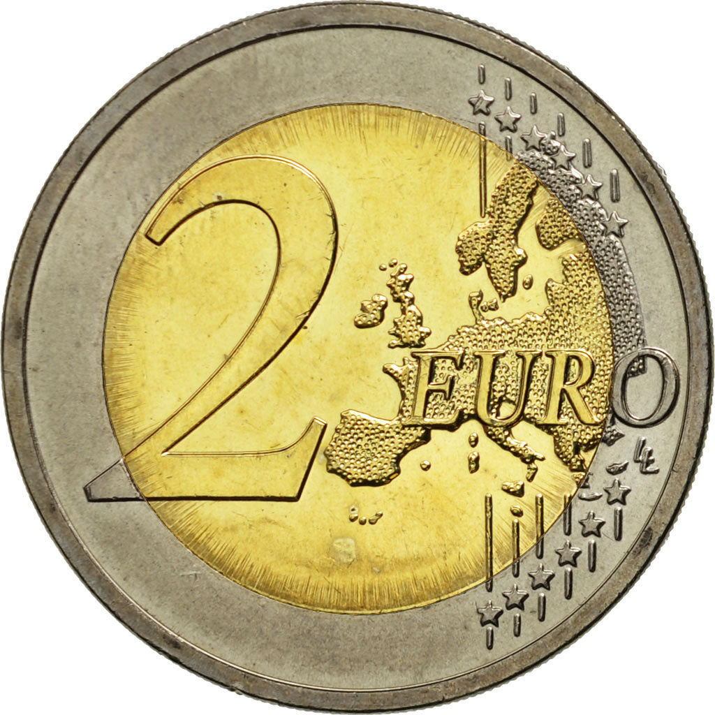 Slovinsko, 
  
  2 eurá, 
  
  10 jahre eur