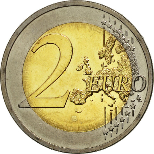 Slovinsko, 
  
  2 eurá, 
  
  10 jahre eur