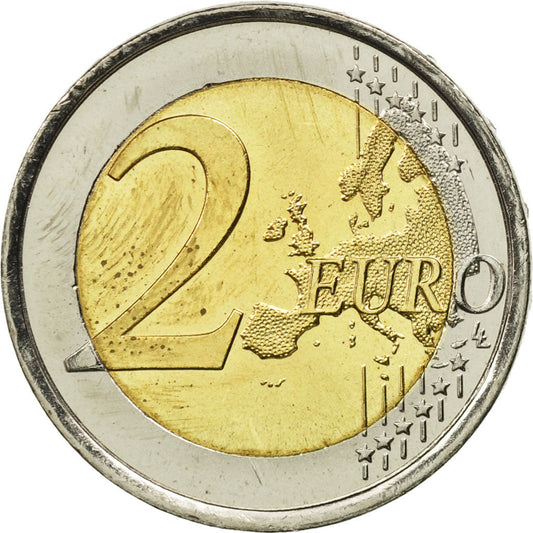 španielčina,
 
 2 eurá,
 
 Cord