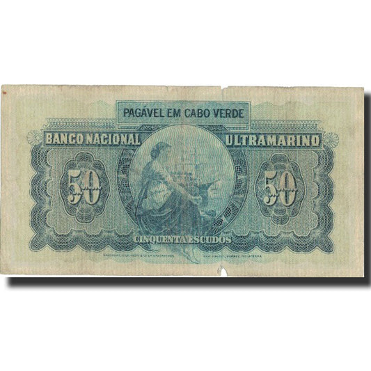 bankovka,
 
 Kapverdy,
 
 50 escudo