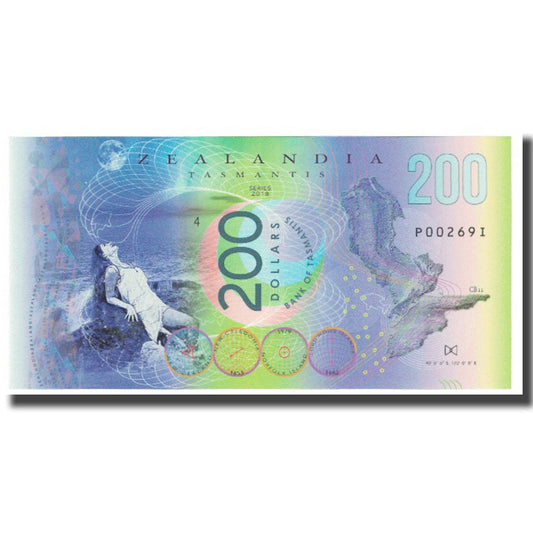 bankovka,
 
 Austrália,
 
 200 dolárov