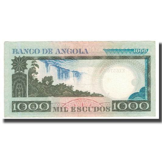 bankovka, 
  
  Angola, 
  
  1000 escudo