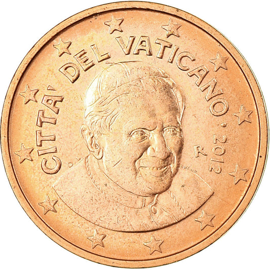 VATIKÁNSKY STÁNOK, 
  
  2 euro centy, 
  
  2012