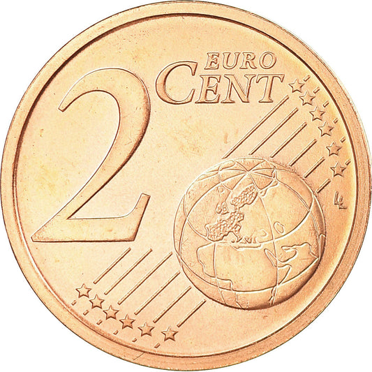 Vatikán,
 
 2 euro centy,
 
 2004