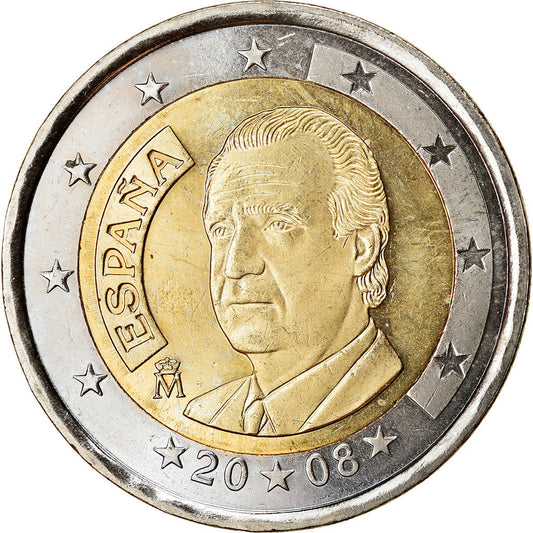 španielčina,
 
 2 eurá,
 
 2008