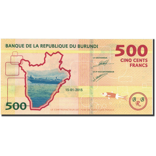 bankovka,
 
 Burundi,
 
 500 frankov