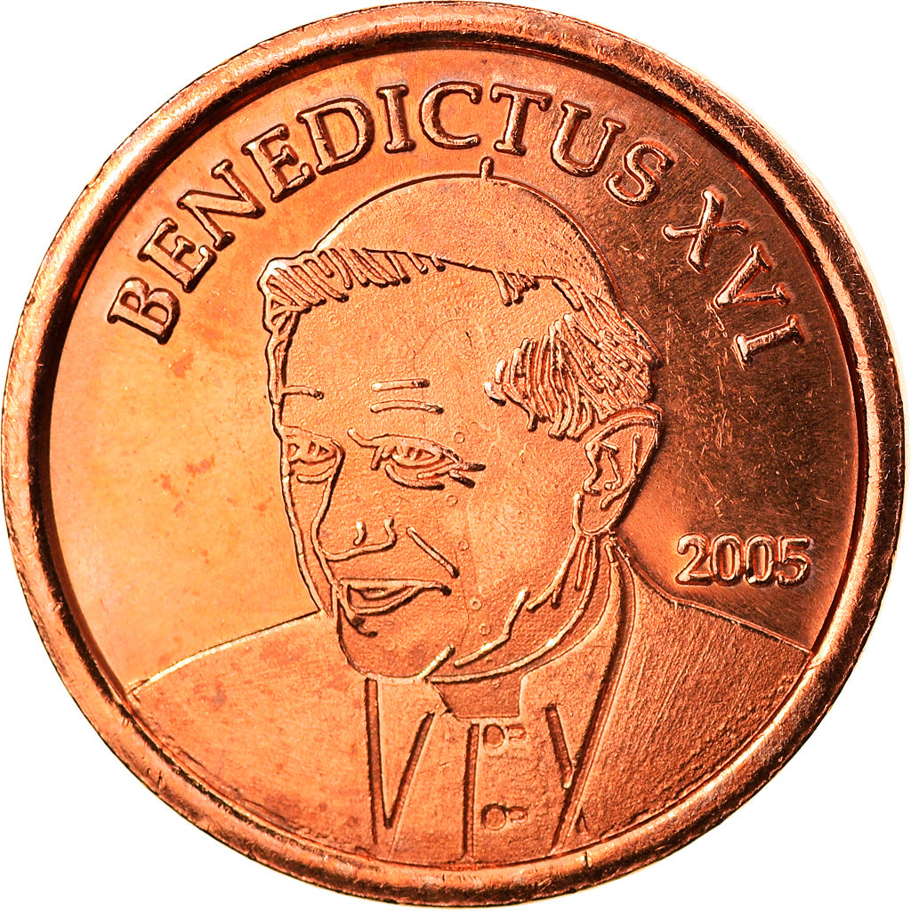 Vatikán,
 
 2 euro centy,
 
 Typ 3
