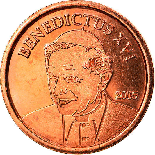 Vatikán,
 
 2 euro centy,
 
 Typ 3