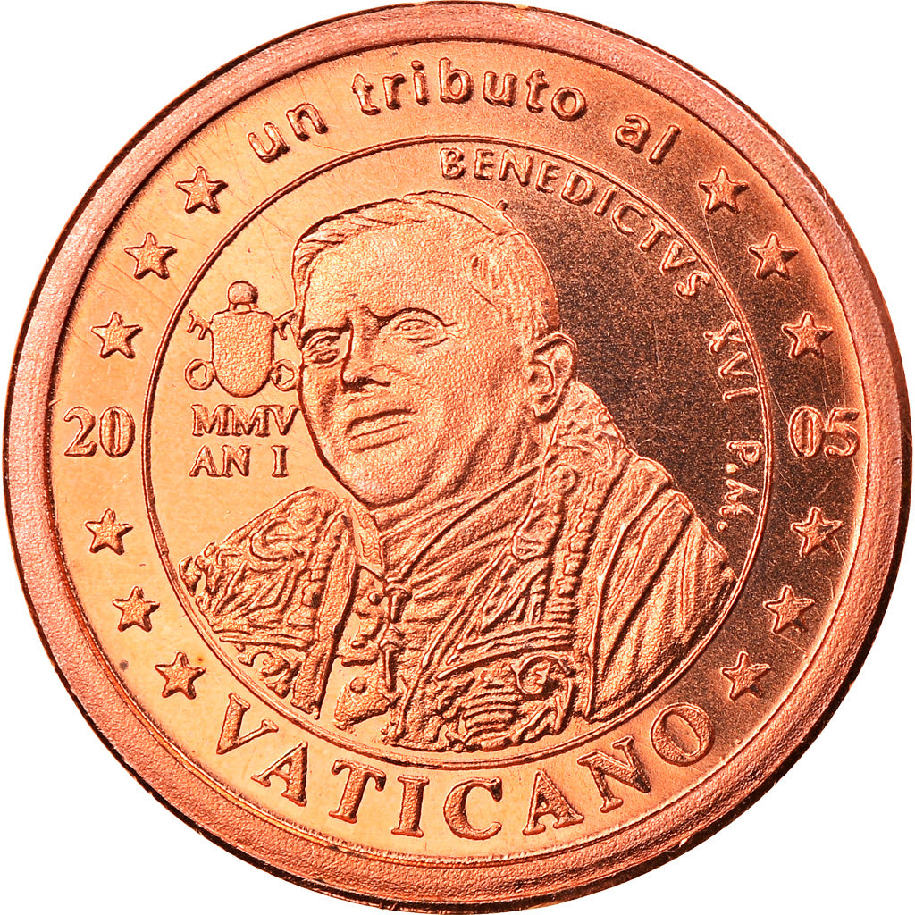 Vatikán,
 
 2 euro centy,
 
 Typ 4