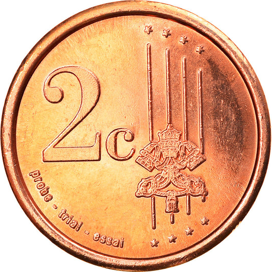 Vatikán,
 
 2 euro centy,
 
 2007