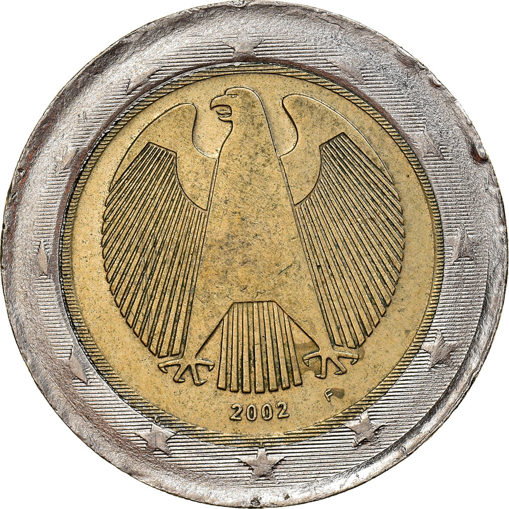 Nemecko,
 
 2 eurá,
 
 2002