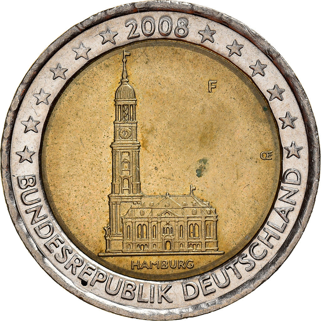 Nemecko,
 
 2 eurá,
 
 2008